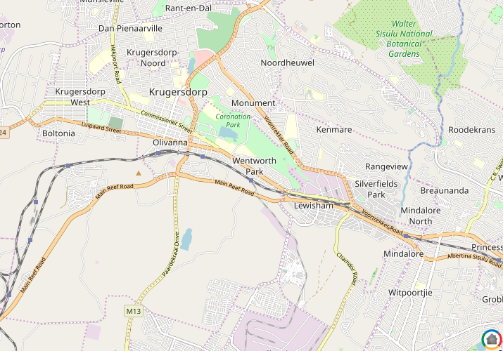 Map location of Wentworth Park